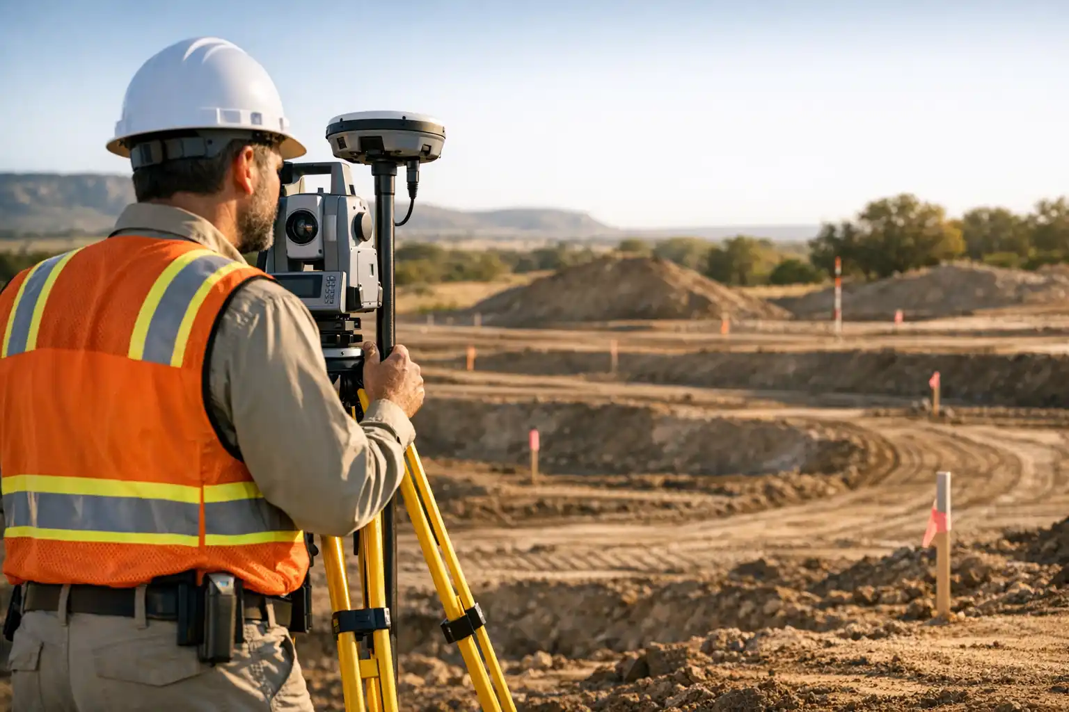 Topographic mapping and terrain survey in Texas