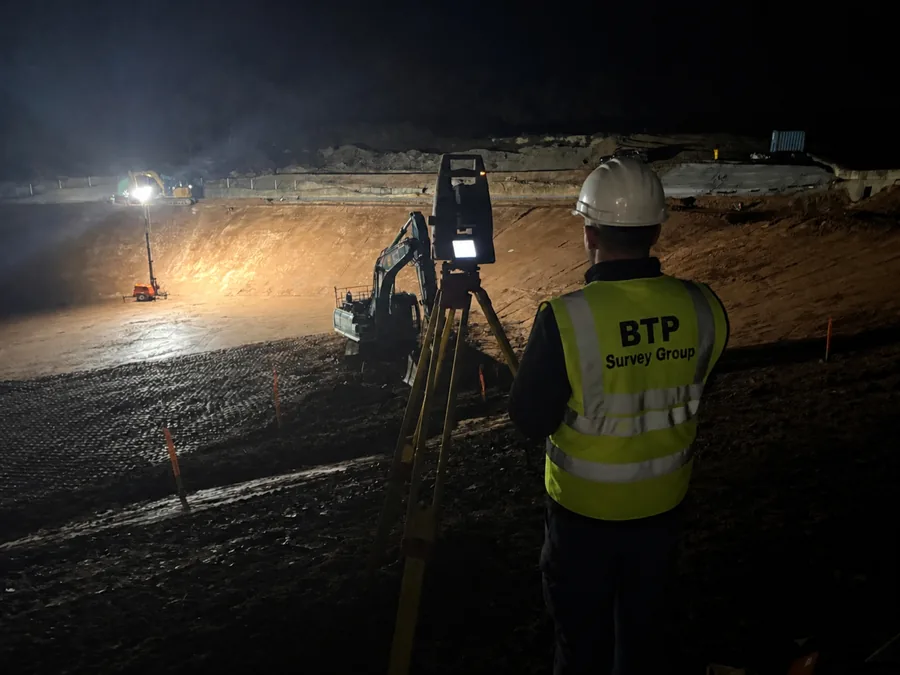 Topographic mapping and site survey by BTP in Texas